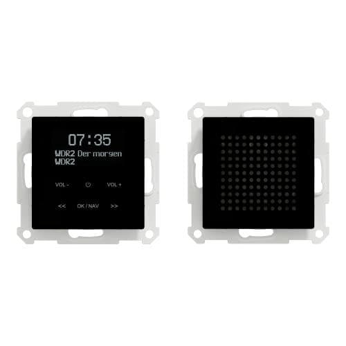 DAB+Radio SetMEG4375-0303m.Bluetooth kaiuttimen värillä musta (MEG4375-0303)