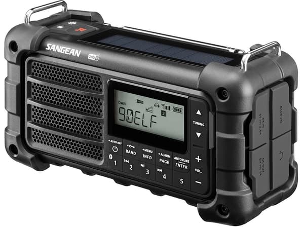 Sangean allväders radio Svart