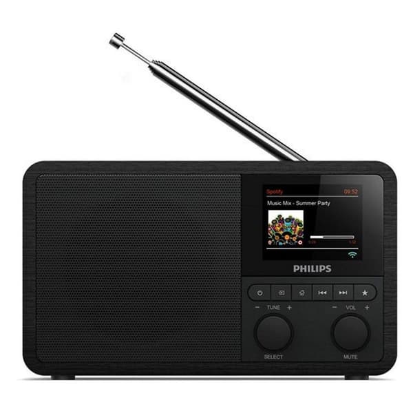 Philips TAPR802/12 DAB+ Internet-radio Musta