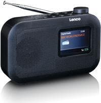 Lenco PDR-026 - Bærbar DAB-radio - 2 Watt - Sort (A005035)