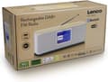 Pikkukuva 5 / 10: Lenco PDR-046 - Kannettava DAB-radio - 6 wattia - valkoinen, bambu (A004884)