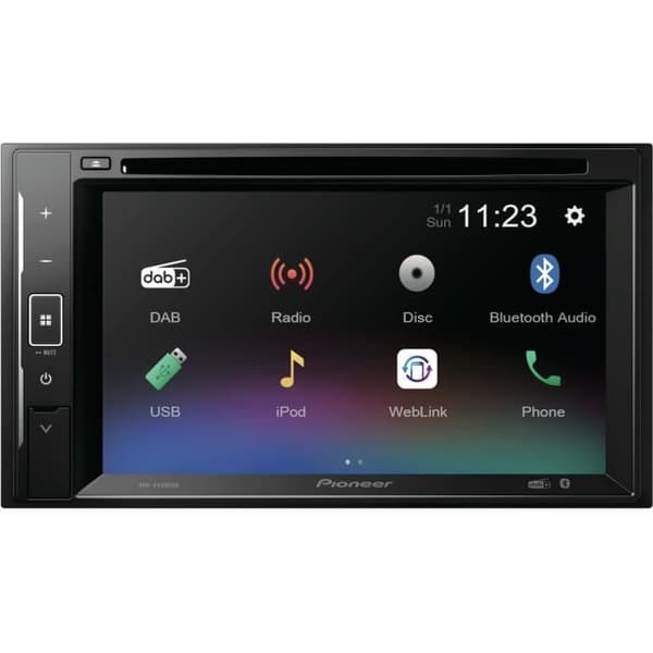 AutRadio - Pioneer - AVH -A240DABDAB - DVD - USB - 2 DIN - 6.2 - DAB+ - Bluetooth