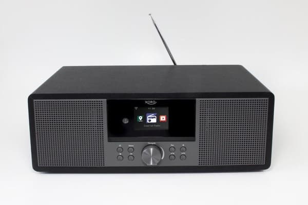 Xoro HMT 600 V2 All-in-One Stereo Internet Radio, musta (SAT100822)