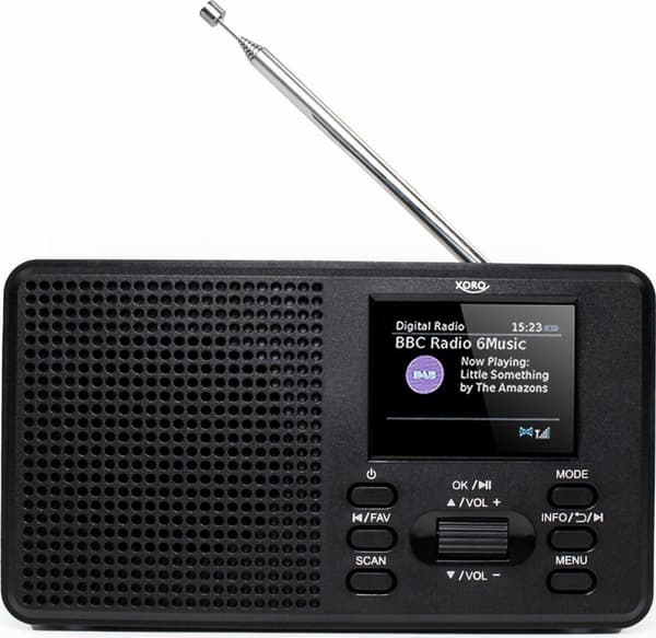Xoro DAB 142 - Bærbar - Digital - DAB,DAB+,FM - 3 W - 6,1 cm (2,4") - 3,5 mm (XOR400907)