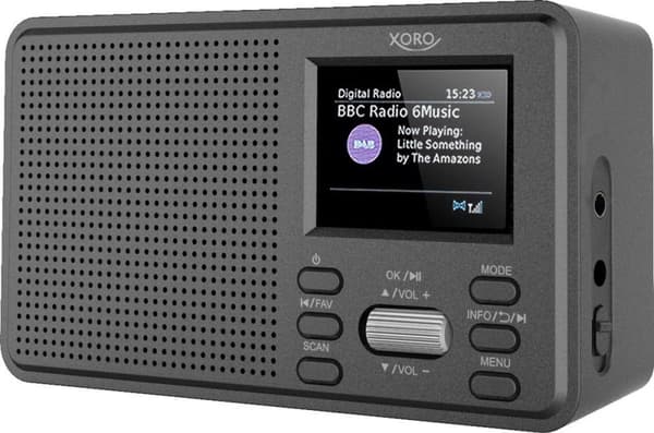 Xoro DAB 142 - Bærbar - Digital - DAB,DAB+,FM - 3 W - 6,1 cm (2,4") - 3,5 mm (XOR400907)