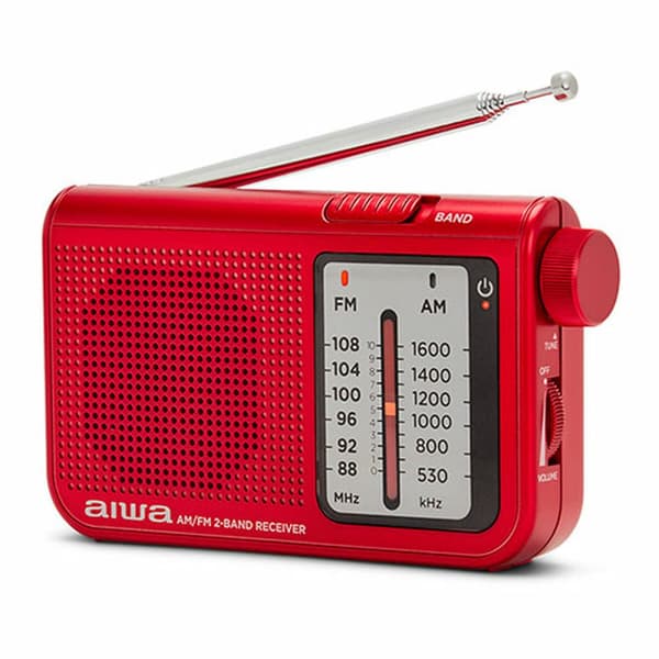 Transistorradio Aiwa AM/FM Röd