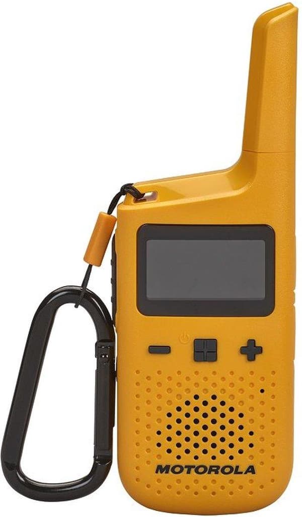Motorola T72 walkie talkie 16 kanaler, gul