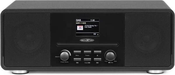Reflexion HRA19DAB/BK Pöytäradio DAB+, FM AUX, Bluetooth, CD Musta