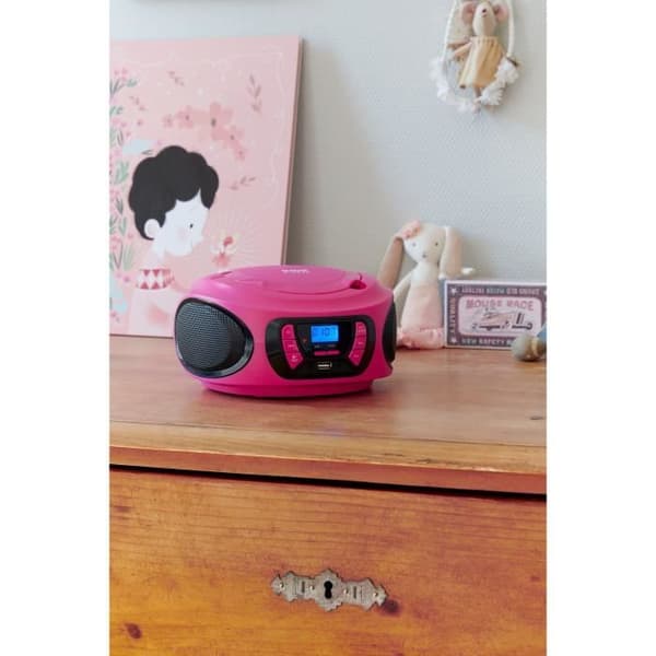BigBen Interactive USB BT Pink BigBen Radio Bt
