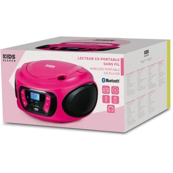BigBen Interactive USB BT Pink BigBen Radio Bt