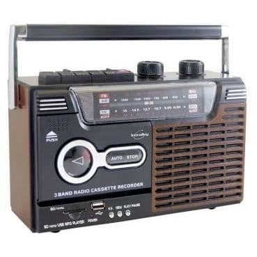 AM FM RADIO K7 SPELARE - INOVALLEY - RK10N