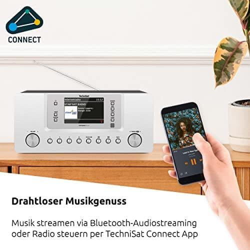 TechniSat DigitRadio 574 IR si DAB+/FM/internetradio med 10,20 cm (4") farvedisplay Blueto. (0001/2951)