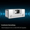 Miniatyrbillede 5 af 6: TechniSat DigitRadio 574 IR si DAB+/FM/internetradio med 10,20 cm (4") farvedisplay Blueto. (0001/2951)