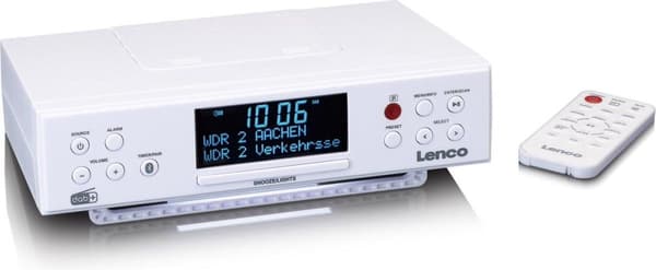 Lenco KCR-190 hvid (KCR190WH)