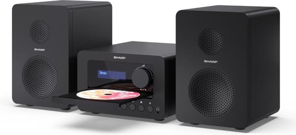 Sharp TOKYO DAB+ HI-FI Micro System Home Audio Micro System 40 W Sort (XL-B520DBK)