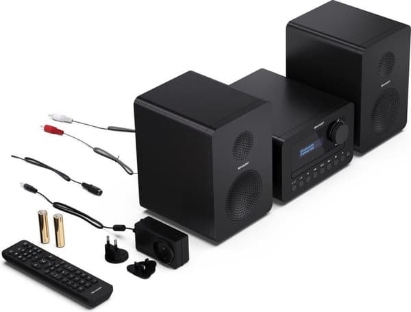 Sharp TOKYO DAB+ HI-FI Micro System Home Audio Micro System 40 W Sort (XL-B520DBK)