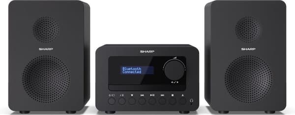 Sharp TOKYO DAB+ HI-FI Micro System Home Audio Micro System 40 W Sort (XL-B520DBK)