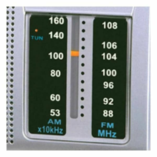 AM/FM-radio Haeger PR-BIB.001A Grå