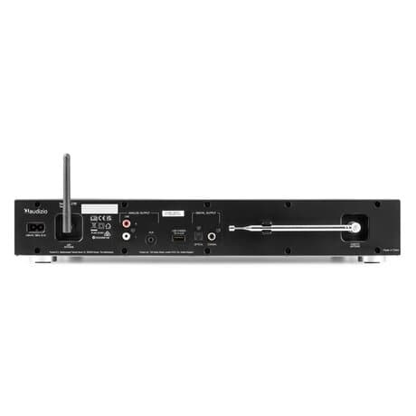 Audizio Adria DAB-tuner - DAB-radio och internetradio med Bluetooth och Spotify Connect - Svart
