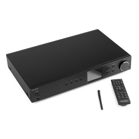 Audizio Adria DAB-tuner - DAB-radio och internetradio med Bluetooth och Spotify Connect - Svart