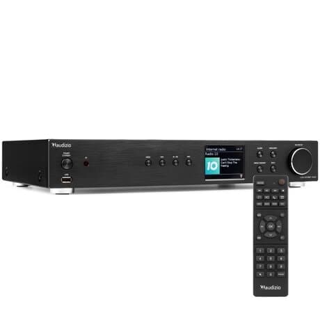 Audizio Adria DAB-tuner - DAB-radio och internetradio med Bluetooth och Spotify Connect - Svart