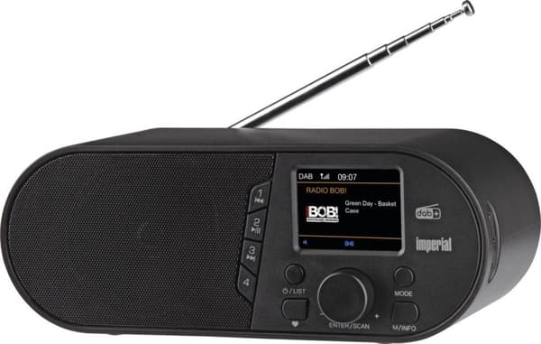 Imperial DABMAN d105 - kompakti DAB+ (herätyskello) radio Bluetoothilla - musta