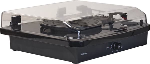 Denver Record Player Dual Bluetooth - Sisäänrakennetut kaiuttimet - USB - Retro - Puu - VPL230B
