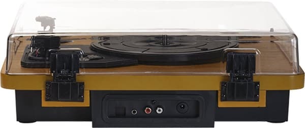 Denver Record Player Dual Bluetooth - Inbyggda högtalare - USB - Retro - Trä - VPL230LW