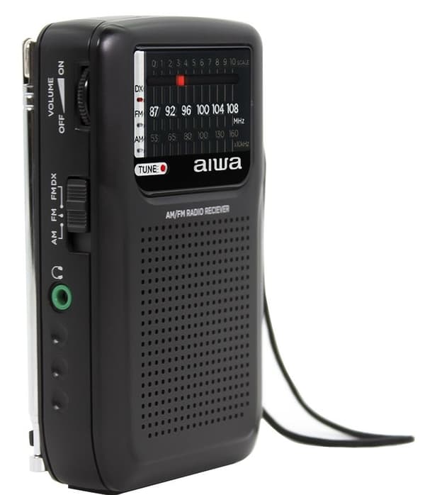 AIWA Fickradio med hörlur