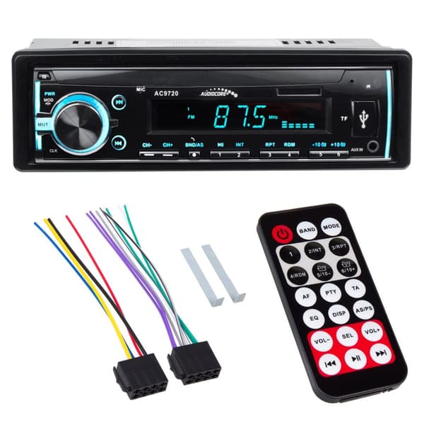 Radio Audiocore AC9720 B MP3 / WMA / USB / RDS / SD ISO Bluetooth Multicolor, APT-X tekniikka