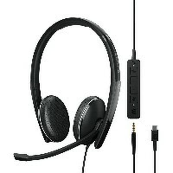 Hovedtelefoner med mikrofon Epos Adapt 165T Sort