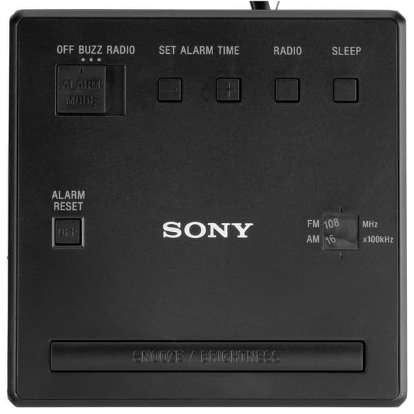 Sony Klockradio Icf-c1 Svart
