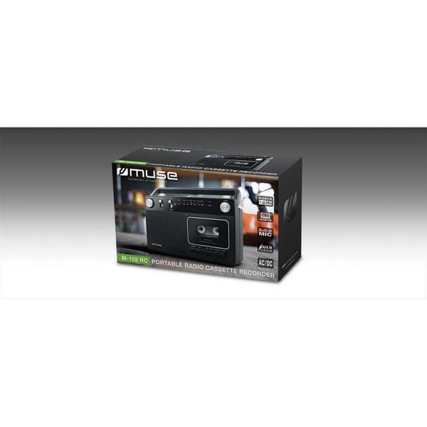 Muse Radio Kassette M-152 Rc Sort