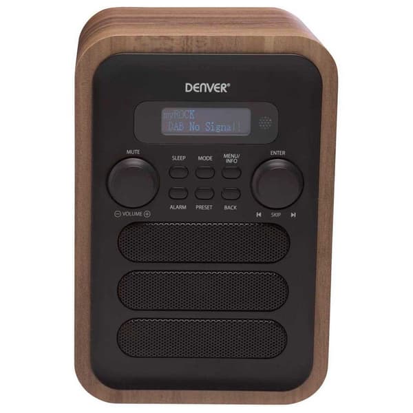 Denver Dab/fm-radio Dab-48 Ruskea