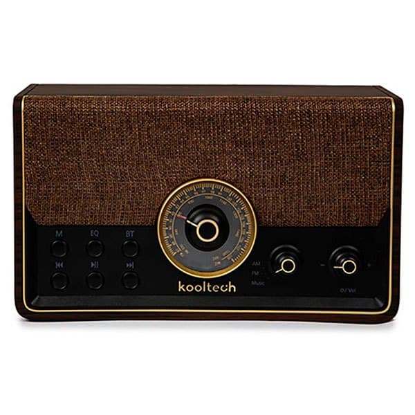 Kooltech Fm Radio Bluetooth Cprtechnobro Vintage Kultainen