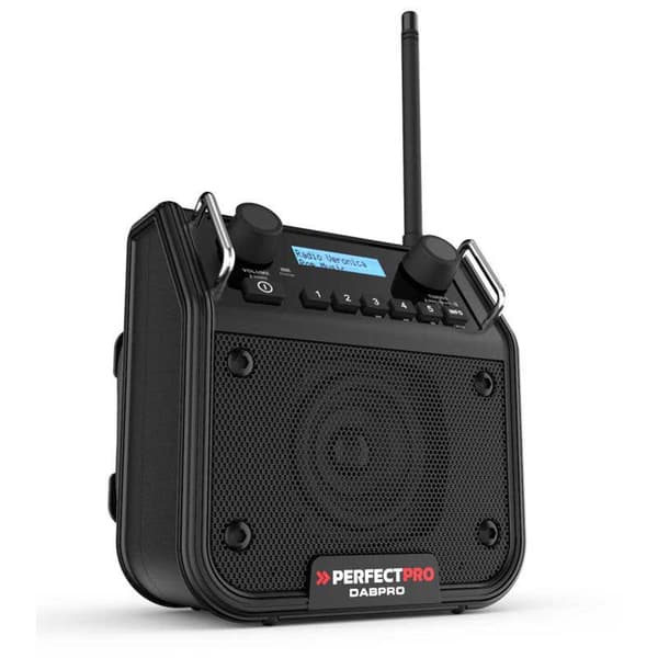 Perfectpro Kannettava Radio Dabpro Hopeinen