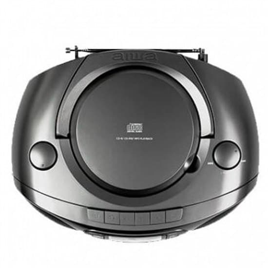 Aiwa Kassette/cd/usb/bt/mp Boombox Bbtc-550mg 3 Radio Sort,Søvfarvet
