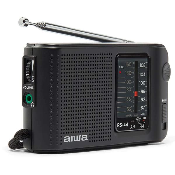 Aiwa Bærbar Radio Rs-44 Sort