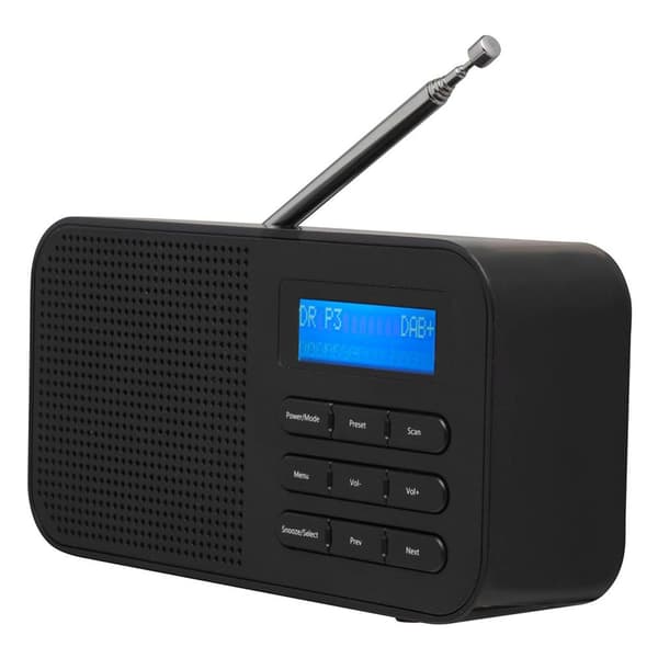 Denver Dab/fm-radio Dab-42 Hopeinen
