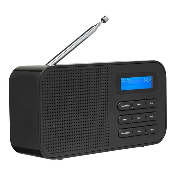 Denver Dab/fm-radio Dab-42 Hopeinen