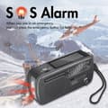 Miniatyrbillede 4 af 7: Logilink krumtapradio med lommelygte og solcellesort