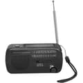 Miniatyrbillede 2 af 7: Logilink krumtapradio med lommelygte og solcellesort