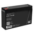 Miniatyrbillede 1 af 4: Batteri til System til Uafbrydelig Strømforsyning Green Cell AGM12 7000 mAh 6 V