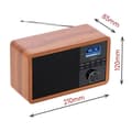 Miniatyrbillede 8 af 11: Radio Adler AD 1184 Sort Træ