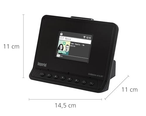 Imperial DABMAN i410 BT internetradio/DAB+ adapter optimal til HiFi-systemer (stereolyd, internet/DAB+/FM, Bluetooth send + modtag, hoteltilstand, str