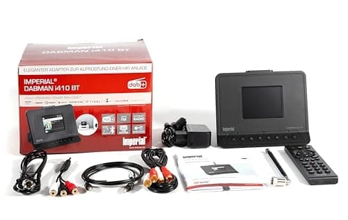 Imperial DABMAN i410 BT internetradio/DAB+ adapter optimal til HiFi-systemer (stereolyd, internet/DAB+/FM, Bluetooth send + modtag, hoteltilstand, str