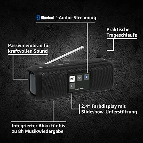 KARCHER DAB GO DAB Go DAB+/FM-radio med Bluetooth (DAB GO)