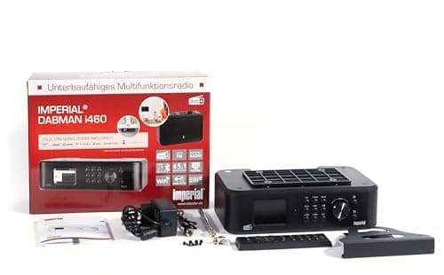 Imperial DABMAN i460 multifunktionel radio (DAB+/FM- og internetradio, streaming, under- og vægmontering, Bluetooth, USB 2.0 optagelse og afspilning,