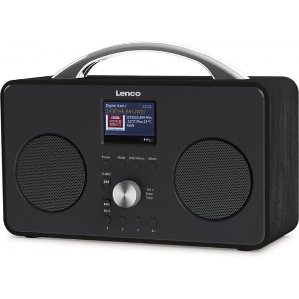 Lenco PIR-645 -kannettava SMART-radio, musta
