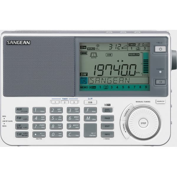 Sangean ATS-909 X2 -maailmanradio, valkoinen